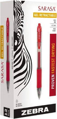 Zebra - Conical Roller Ball Pen - Red - Eagle Tool & Supply