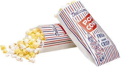 Bagcraft Papercon - Pinch-Bottom Paper Bag - 4 x 1-1/2 x 8, Red, White, Blue - Eagle Tool & Supply