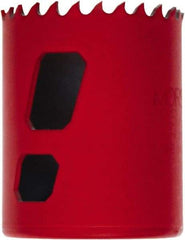 M.K. MORSE - 1-3/8" Diam, 1-15/16" Cutting Depth, Hole Saw - Bi-Metal Saw, Toothed Edge - Eagle Tool & Supply