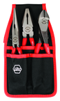 Soft Grip Pliers Belt Pack Pouch Set with High Lev; Combo & Long Nose in Belt Pack Pouch. 3 Pc. Set - Eagle Tool & Supply