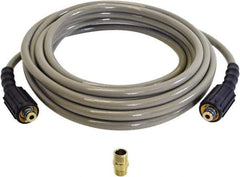 Simpson - 3,100 Max psi Fixed Pressure Washer Hose - 25' Long, Polyurethane, Female - Eagle Tool & Supply