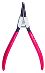 Straight External Retaining Ring Pliers 1/8 - 3/8" Ring Range .035" Tip Diameter with Soft Grips - Eagle Tool & Supply