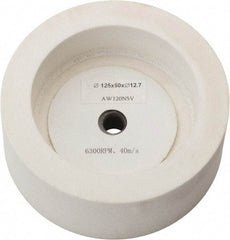Value Collection - 120 Grit Aluminum Oxide Bench & Pedestal Grinding Wheel - 5" Diam x 1/2" Hole x 2" Thick, 3450 Max RPM, I Hardness, Fine Grade , Vitrified Bond - Eagle Tool & Supply