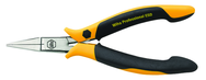 Short Flat Nose Pliers; Smooth Jaws ESD Safe Precision - Eagle Tool & Supply