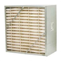Value Collection - 24" Noml Height x 24" Noml Width x 12" Noml Depth, 65% Capture Efficiency, Rigid Box Air Filter - MERV 11, Synthetic Polypropylene, Integrated Corrosion-Resistant Steel Frame, 2,000 CFM - Eagle Tool & Supply