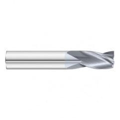 1" Dia. x 4 Overall Length 3-Flute Square End Solid Carbide SE End Mill-Round Shank-Center Cut-TiCN - Eagle Tool & Supply