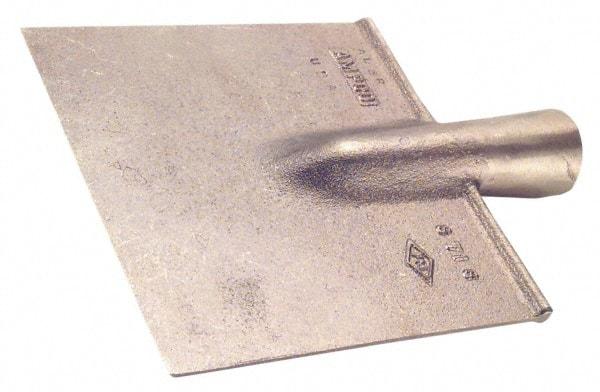 Ampco - Stiff Bronze 1-Edge Scraper - 6" Blade Width x 6" Blade Length, Aluminum Handle - Eagle Tool & Supply