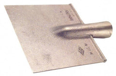 Ampco - Stiff Bronze 1-Edge Scraper - 6" Blade Width x 6" Blade Length, Aluminum Handle - Eagle Tool & Supply