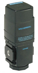 Wilkerson - 1/4 NPT Port, 165 CFM, Aluminum Electronic Regulator - 0 to 125 psi Range, 150 Max psi Supply Pressure, 2.35" Wide x 6.31" High - Eagle Tool & Supply