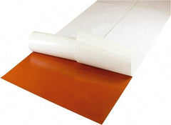 Value Collection - 36" Long, 12" Wide, 3/16" Thick, Silicone Rubber Foam Sheet - 35 to 45 Durometer, Red, -60 to 400°F, 550 psi Tensile Strength, Adhesive Backing - Eagle Tool & Supply