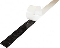 Value Collection - 3/8" Thick x 2" Wide x 36" Long, Adhesive Backed EPDM Rubber Strip - Stock Length, 60 Shore A Durometer, 1,000 psi Tensile Strength, -40 to 225°F, Black - Eagle Tool & Supply
