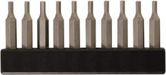 Wiha - 7/64" Hex Screwdriver Bit - 4mm Drive, 28mm OAL - Eagle Tool & Supply