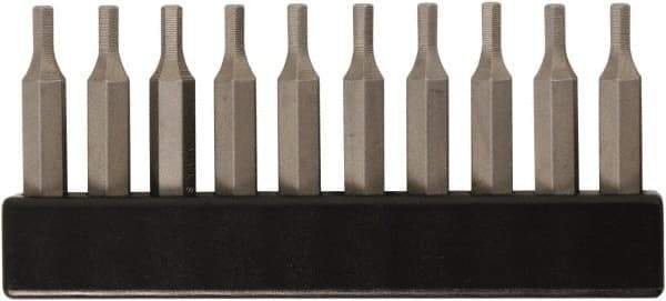 Wiha - 0.7mm Hex Screwdriver Bit - 4mm Drive, 28mm OAL - Eagle Tool & Supply