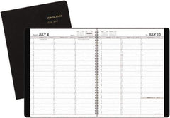 AT-A-GLANCE - 26 Sheet, 5-1/2 x 8-1/2", Accounting Book - Black - Eagle Tool & Supply