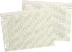 Wilson Jones - 100 Sheet, 9-1/4 x 11-7/8", Accounting Sheets - Green - Eagle Tool & Supply