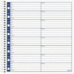 TOPS - 800 Sheet, 15-1/2 x 22-3/4", Log Book - White - Eagle Tool & Supply