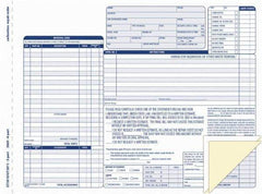 TOPS - 50 Sheet, 8-1/2 x 11-3/4", Order Forms - Blue & White - Eagle Tool & Supply