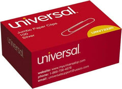 UNIVERSAL - 1-3/4" Wide Jumbo Binder Clip - Silver - Eagle Tool & Supply