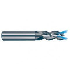 20mm Dia. - 104mm OAL - 45° Helix Bright Carbide End Mill - 3 FL - Eagle Tool & Supply