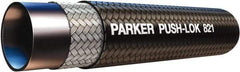 Parker - 3/8" ID x 0.63" OD CTL Push-on Air Hose - 300 Working psi, -40 to 212°F, Black - Eagle Tool & Supply