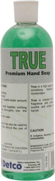 Detco - 16 oz Squeeze Bottle Liquid Hand Cleaner - Green, Herbal Scent - Eagle Tool & Supply
