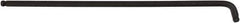 Bondhus - 10mm Hex, Extra Long Arm, Ball End Hex Key - 213mm OAL, Metric System of Measurement - Eagle Tool & Supply