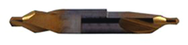 #5 x 2-3/4 OAL 60° HSS Combined Drill & Countersink-TiN Coated - Eagle Tool & Supply