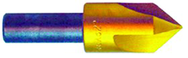 1-1/2 82° 3 Flute High Speed Steel Countersink-TiN - Eagle Tool & Supply