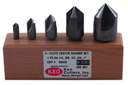 5 Pc Set 100° Three Flute Countersinks - Eagle Tool & Supply