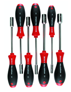 7 Piece - 3/16 - 1/2 - SoftFinish® Cushion Grip Inch Nut Driver Set - Eagle Tool & Supply