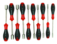 10 Piece - 3/16 - 5/8 - SoftFinish® Cushion Grip Inch Nut Driver Set - Eagle Tool & Supply