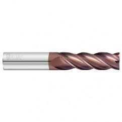 3/4 Dia. x 6 Overall Length 4-Flute .250 C/R Solid Carbide SE End Mill-Round Shank-Center Cut-FC20 - Eagle Tool & Supply