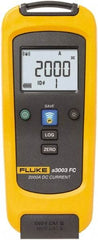 Fluke - A3003FC, CAT IV, CAT III, Digital Wireless Clamp Meter with 2.5197" Clamp On Jaws - 2000 AC/DC Amps, 2000 DC Amps, Measures Current - Eagle Tool & Supply