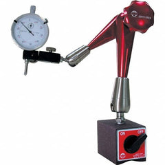 Techniks - Magnetic Indicator Bases Base Length (Inch): 3-1/8 Base Width (Inch): 2 - Eagle Tool & Supply