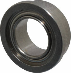 Value Collection - 3/16" Bore Diam, 5/16" OD, Double Shield Miniature Radial Ball Bearing - 1/8" Wide, With Flange, 1 Row, Round Bore, 29 Lb Static Capacity, 81 Lb Dynamic Capacity - Eagle Tool & Supply