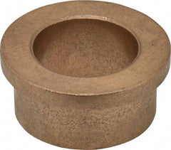 Boston Gear - 1" Inside x 1-3/8" Outside Diam, Oil Impregnated Bronze SAE-841 Flanged Sleeve Bearing - 1-5/8" Flange Outside Diam, 3/16" Flange Thickness, 3/4" OAL - Eagle Tool & Supply