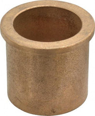 Boston Gear - 1-5/8" Inside x 2" Outside Diam, Oil Impregnated Bronze SAE-841 Flanged Sleeve Bearing - 2-1/4" Flange Outside Diam, 3/16" Flange Thickness, 2" OAL - Eagle Tool & Supply