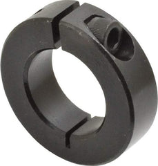 Climax Metal Products - 1" Bore, Steel, One Piece Clamp Collar - 1-3/4" Outside Diam, 1/2" Wide - Eagle Tool & Supply