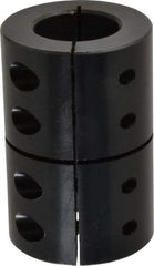 Climax Metal Products - 1-1/4" Inside x 2-1/4" Outside Diam, Rigid Coupling without Keyway - 3-3/8" Long - Eagle Tool & Supply
