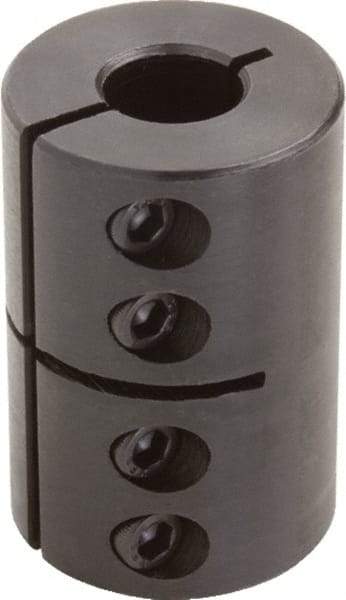 Climax Metal Products - 1-1/2" Inside x 2-1/2" Outside Diam, Rigid Coupling without Keyway - 3-3/4" Long - Eagle Tool & Supply