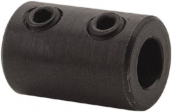 Climax Metal Products - 1" Inside x 2" Outside Diam, Stainless Steel Set Screw Rigid Coupling - 3" Long - Eagle Tool & Supply