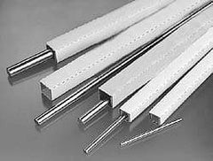 Thomson Industries - 7/8" Diam, 6' Long, Steel Standard Round Linear Shafting - Unhardened - Eagle Tool & Supply