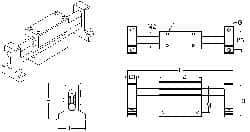 Thomson Industries - Manually Driven Linear Motion System - 36" Long x 4" Wide - Eagle Tool & Supply
