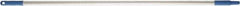 Vikan - 52 x 1" Aluminum Squeegee Handle - European Threaded Connection, Blue - Eagle Tool & Supply