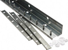 TMI, LLC - 5Ft. Long Aluminum Dock Strip Door Mounting Hardware - For Use with Vinyl Strip Material (All Widths) - Eagle Tool & Supply