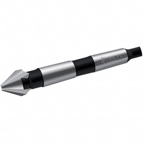 Walter-Titex - 25mm Head Diam, 3 Flute 60° High Speed Steel Countersink - Eagle Tool & Supply