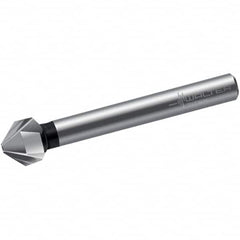 Walter-Titex - 5.3mm Head Diam, 4mm Shank Diam, 3 Flute 90° High Speed Steel Countersink - Eagle Tool & Supply