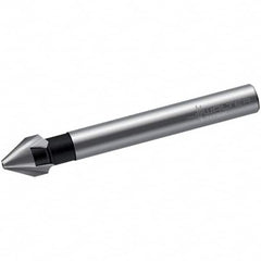 Walter-Titex - 6.3mm Head Diam, 5mm Shank Diam, 3 Flute 60° High Speed Steel Countersink - Eagle Tool & Supply