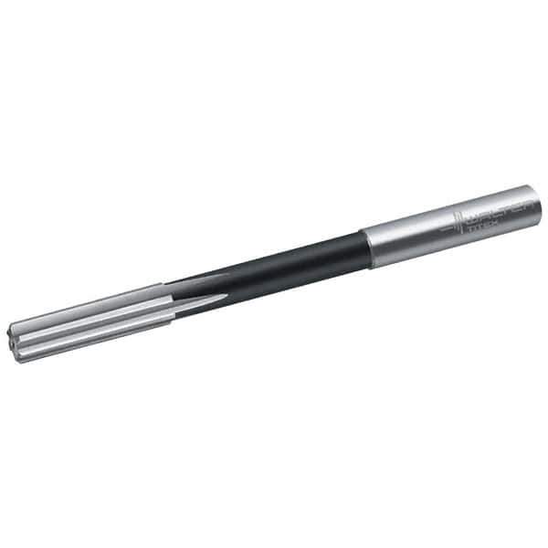 Walter-Titex - 9.7mm Cobalt 6 Flute Chucking Reamer - Straight Flute, 10mm Straight Shank, 38mm Flute Length, 133mm OAL - Eagle Tool & Supply