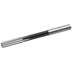 Walter-Titex - 9.7mm Cobalt 6 Flute Chucking Reamer - Straight Flute, 10mm Straight Shank, 38mm Flute Length, 133mm OAL - Eagle Tool & Supply